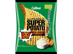 カルビー スーパーポテト Wサワークリーム&オニオン味