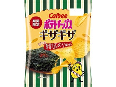 ポテトチップスギザギザ ピリ辛韓国のり風味 袋58g