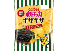 カルビー ポテトチップスギザギザ ピリ辛韓国のり風味