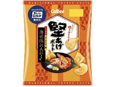 カルビー 堅あげポテト 海老塩にんにく味