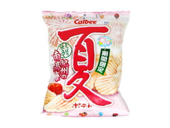 カルビー 夏ポテト 紀州の南高梅 袋75g