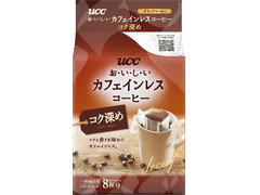 UCC おいしいカフェインレスコーヒー ドリップコーヒー コク深め 商品写真