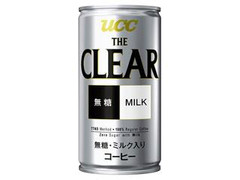 UCC THE CLEAR 無糖Milk 缶190g