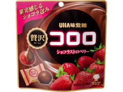 UHA味覚糖 贅沢コロロ ショコラストロベリー 商品写真