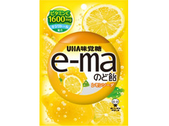 UHA味覚糖 e‐maのど飴 レモンソーダ 商品写真