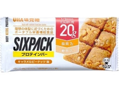 SIXPACKプロテインバー キャラメルピーナッツ 袋40g