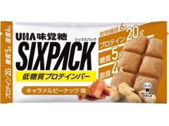 UHA味覚糖 SIXPACKプロテインバー キャラメルピーナッツ