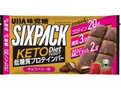 UHA味覚糖 SIXPACK KETO Diet サポートプロテインバー ストロベリー味 商品写真