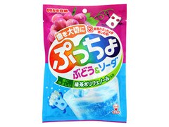 UHA味覚糖 ぷっちょ ぶどう＆ソーダ 袋100g
