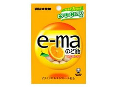 UHA味覚糖 e‐maのど飴 シトラスオレンジ 袋28g