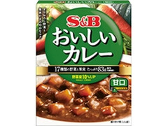 S＆B おいしいカレー 甘口 箱180g