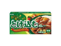 S＆B おいしさギューッととけ込むカレー 中辛 箱140g