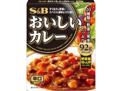 S＆B おいしいカレー 辛口 箱180g