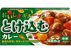 S＆B おいしさギューッととけ込むカレー 中辛 箱140g