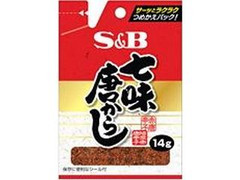 S＆B 七味唐からし 袋14g