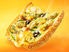 サブウェイ サンドイッチ ピザ バジルトマトチキン 商品写真