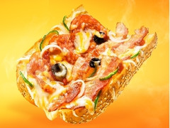 サンドイッチ ピザ ベーコンイタリアーナ