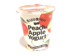 日本ルナ たっぷり食べたいもも＆りんごヨーグルト 商品写真