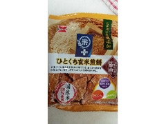 岩塚製菓 米＋ひとくち玄米煎餅 割り口まで味わい深い醤油味 商品写真