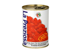 ラ・プレゥッィオーサ トマト缶 皮なしトマトダイス 商品写真
