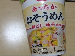 コープ あったかおそうめん 鯛だし 柚子風味