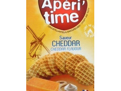 aperitime チェダーチーズ ワッフルクラッカー Original French gourmet wafer crackers 商品写真