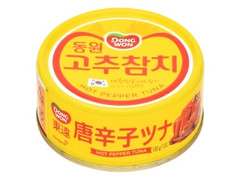 唐辛子ツナ かつお味付 缶100g