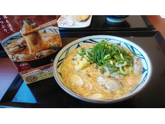 丸亀製麺 牡蠣たまあんかけうどん 商品写真