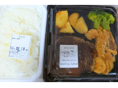 フォルクス TAKE OUT LUNCH弁当 ハンバーグ＆竜田揚げ弁当