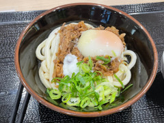 三笠うどん 肉温玉ぶっかけうどん 商品写真