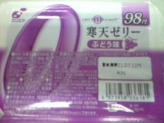 カンエツ 寒天デザート0kcal ぶどう味 カップ250g