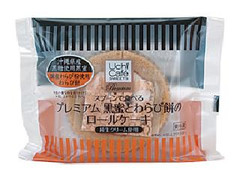 ローソン Uchi Cafe’ SWEETS 黒みつとわらび餅のロールケーキ 商品写真