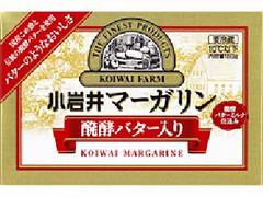 小岩井 マーガリン 醗酵バター入り 箱180g