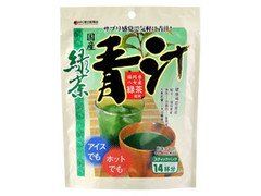 新日配薬品 国産 緑茶青汁 福岡県八女産緑茶使用 アイスでもホットでも 粉末タイプ 14杯分 商品写真