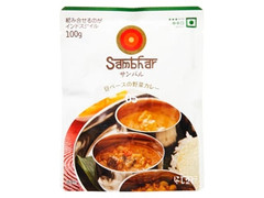 サンバル 豆ベースの野菜カレー 袋100g