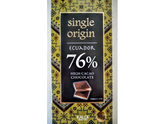 オーバーシーズ シングルオリジンチョコレート エクアドル76％ 商品写真