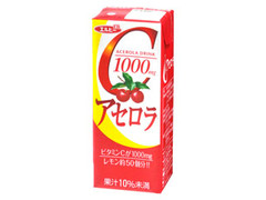 Cアセロラ ビタミンCが1000mg レモン約50個分 パック200ml