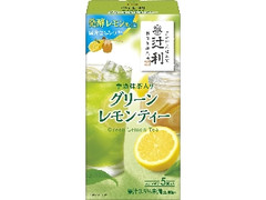 辻利 宇治抹茶入りグリーン レモン ティー 箱5本