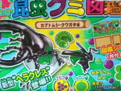 クラシエ 昆虫グミ図鑑 カブトムシクワガタ編 商品写真