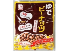 ゆでピーナッツ しょうゆ味 ファミリーパック 袋36g×6