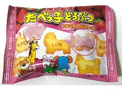 ギンビス たべっ子どうぶつ いちごチョコビスケット 袋35g