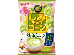 ギンビス しみチョココーン 抹茶ミルク 袋55g