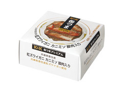 缶つまプレミアム 兵庫県香住産紅ズワイガニカニミソ脚肉入り 箱60g