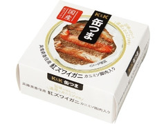 K＆K 缶つま 香住産 紅ズワイガニカニミソ脚肉入り 箱60g