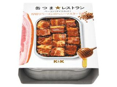 K＆K 缶つまレストラン 厚切りベーコンのハニーマスタード味 缶105g