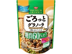 ごろっとグラノーラ 3種のまるごと大豆 糖質60％オフ 袋360g