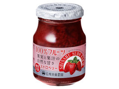 スドー 信州須藤農園 100％フルーツ ストロベリー 瓶185g