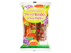 アッシュ フルーツ果汁100％スティックゼリー