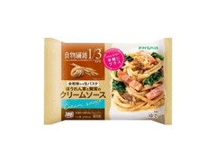 オーマイ PLUS 食物繊維 全粒粉入り生パスタ ほうれん草と舞茸のクリームソース 商品写真