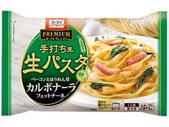 オーマイ プレミアム 手打ち風生パスタ カルボナーラフェットチーネ 商品写真